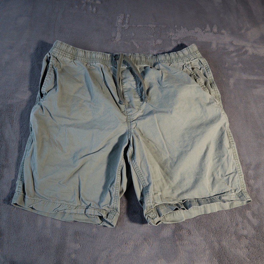Free Assembly Mens Short Medium Green Drawstring Adjustable Fit with Poket